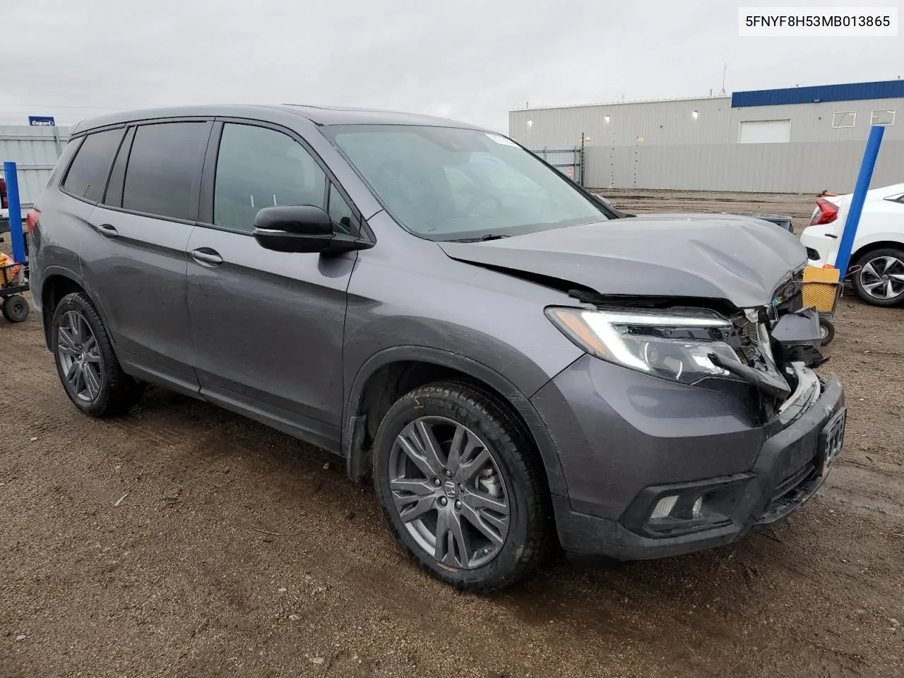 2021 Honda Passport Exl VIN: 5FNYF8H53MB013865 Lot: 80703534