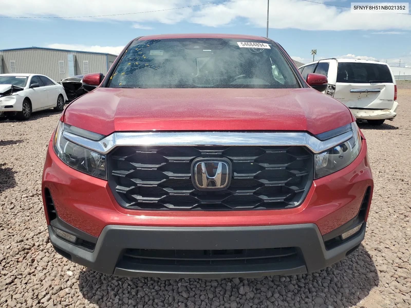 2022 Honda Passport Exl VIN: 5FNYF8H51NB021352 Lot: 54684894