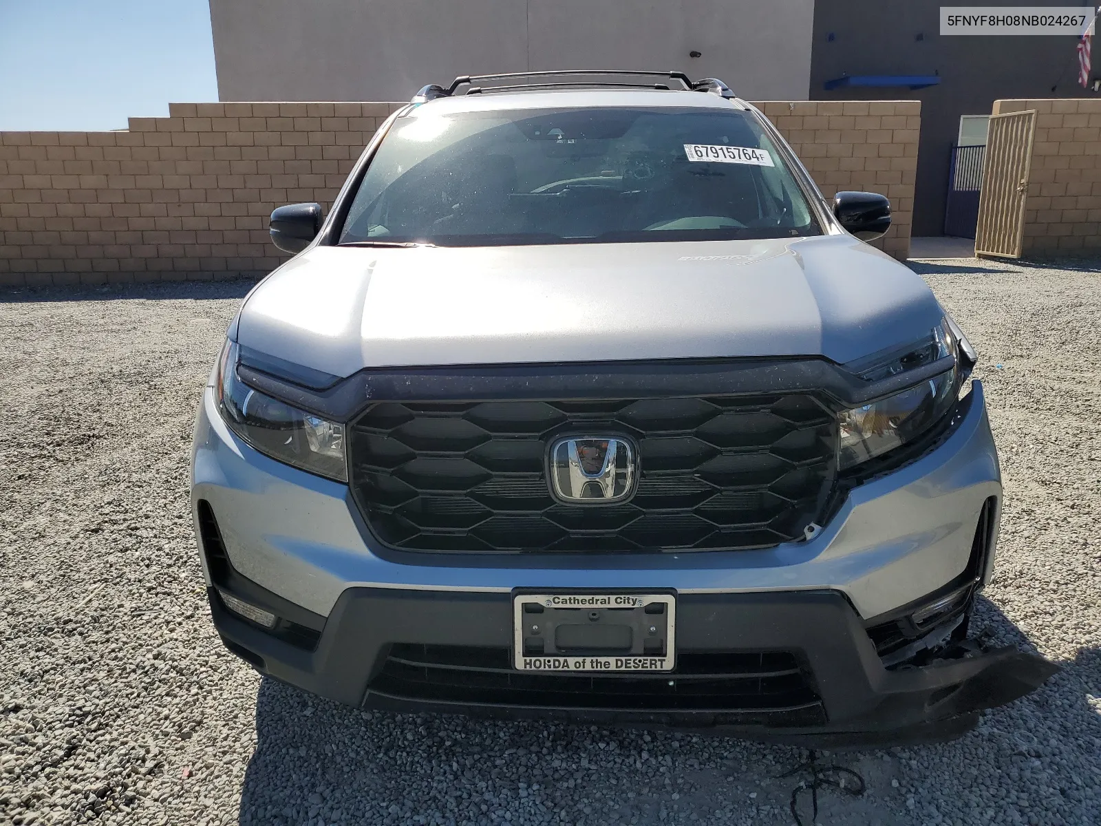 2022 Honda Passport Elite VIN: 5FNYF8H08NB024267 Lot: 67915764