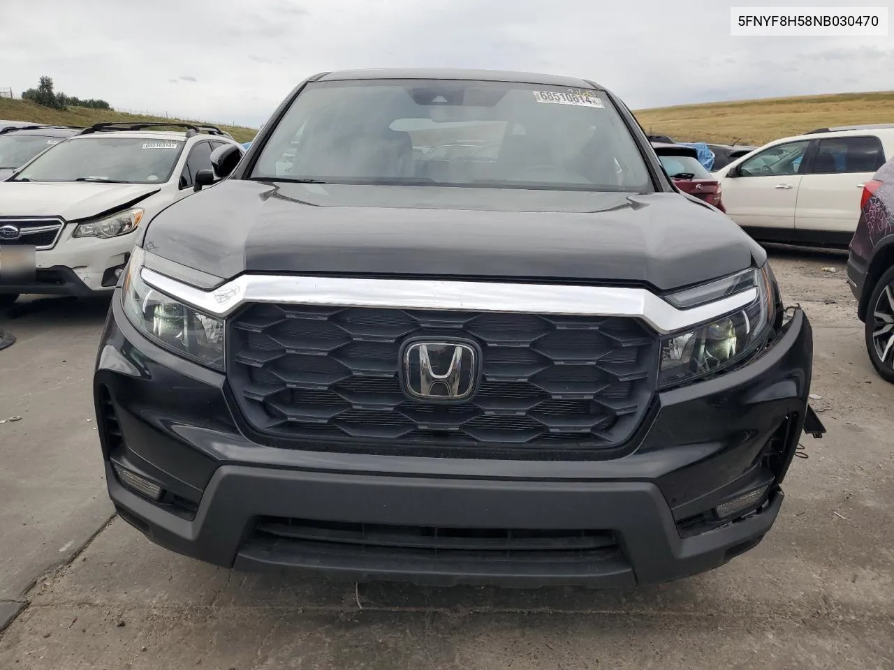 2022 Honda Passport Exl VIN: 5FNYF8H58NB030470 Lot: 68510814