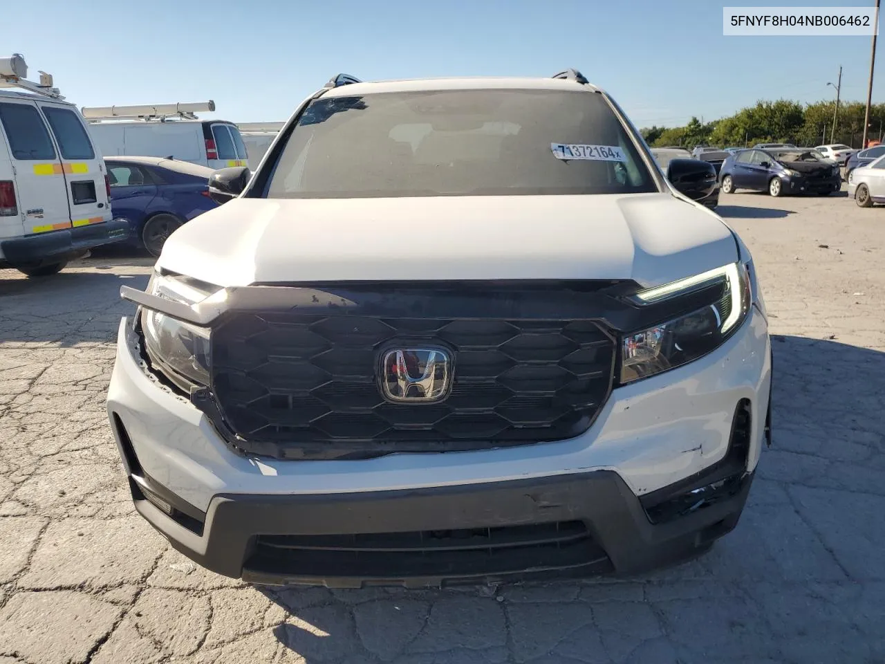 2022 Honda Passport Elite VIN: 5FNYF8H04NB006462 Lot: 71372164