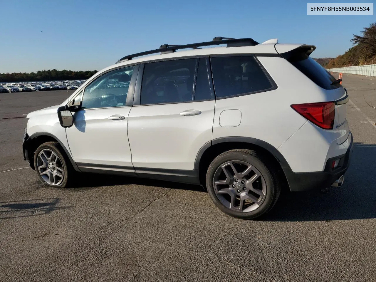 2022 Honda Passport Exl VIN: 5FNYF8H55NB003534 Lot: 76506284