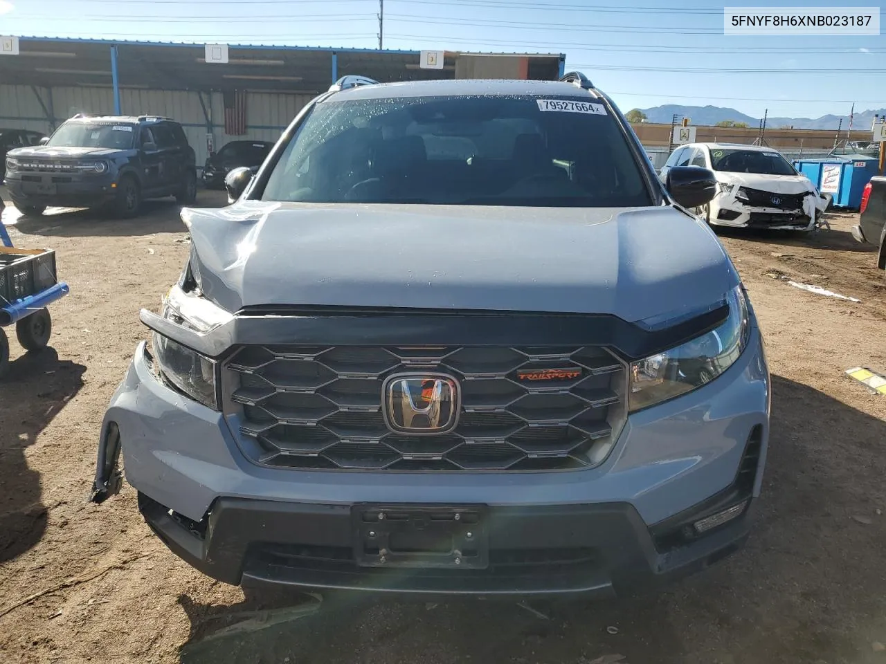 2022 Honda Passport Trail Sport VIN: 5FNYF8H6XNB023187 Lot: 79527664