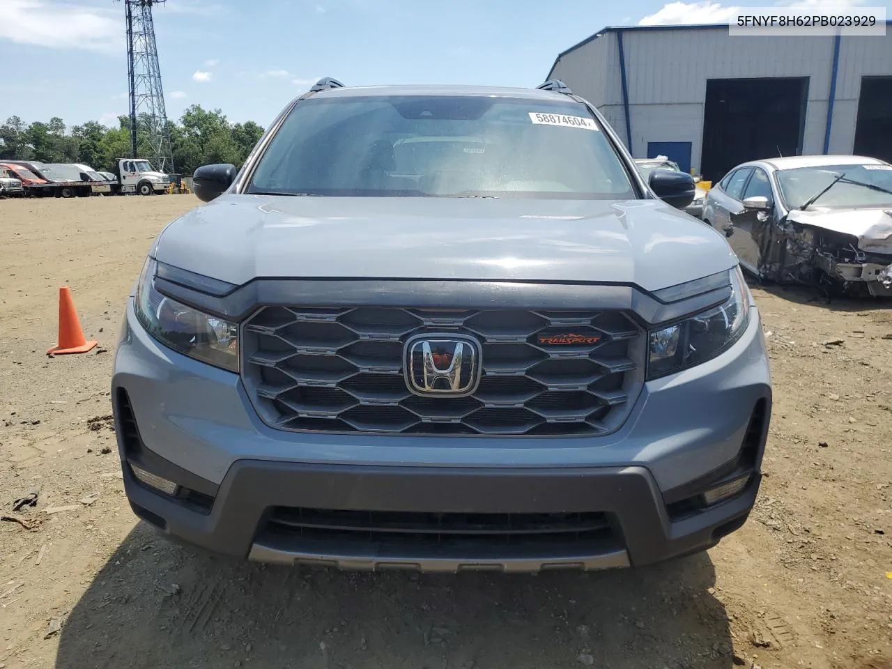 2023 Honda Passport Trail Sport VIN: 5FNYF8H62PB023929 Lot: 58874604