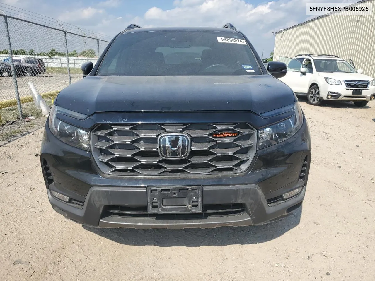 2023 Honda Passport Trail Sport VIN: 5FNYF8H6XPB006926 Lot: 70443794