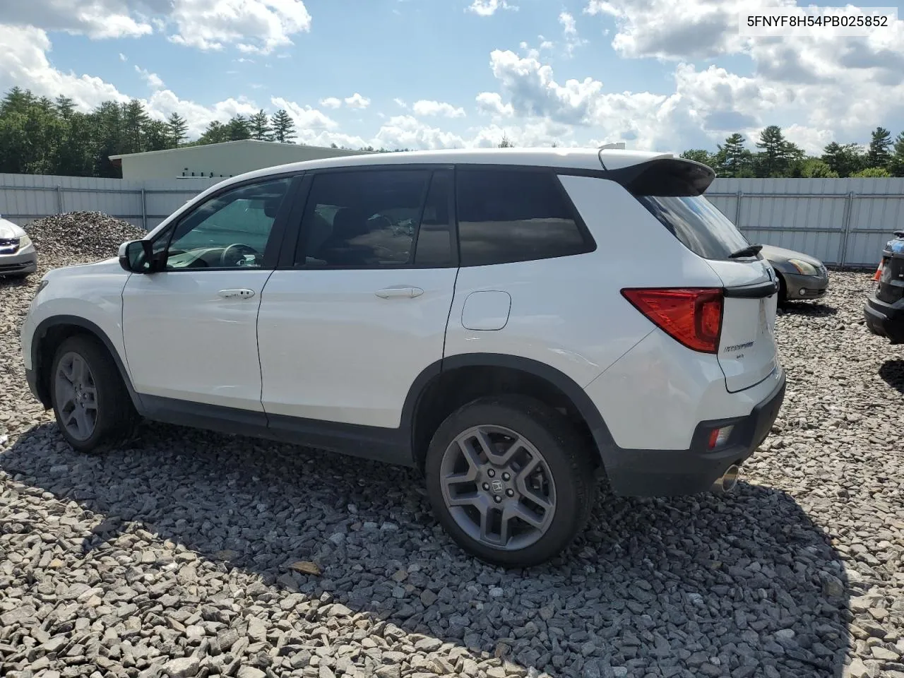 2023 Honda Passport Exl VIN: 5FNYF8H54PB025852 Lot: 62694464