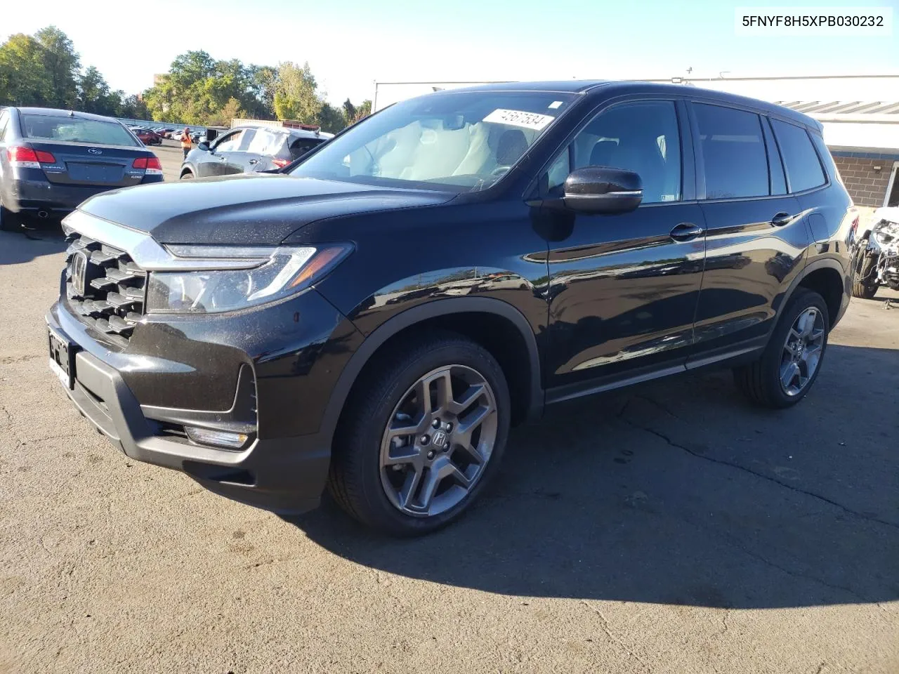 2023 Honda Passport Exl VIN: 5FNYF8H5XPB030232 Lot: 74567534