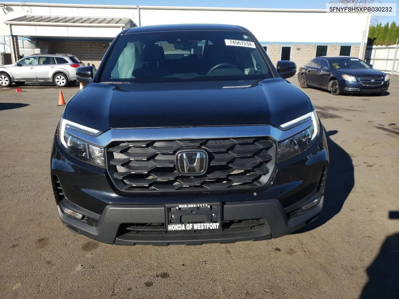 2023 Honda Passport Exl VIN: 5FNYF8H5XPB030232 Lot: 74567534