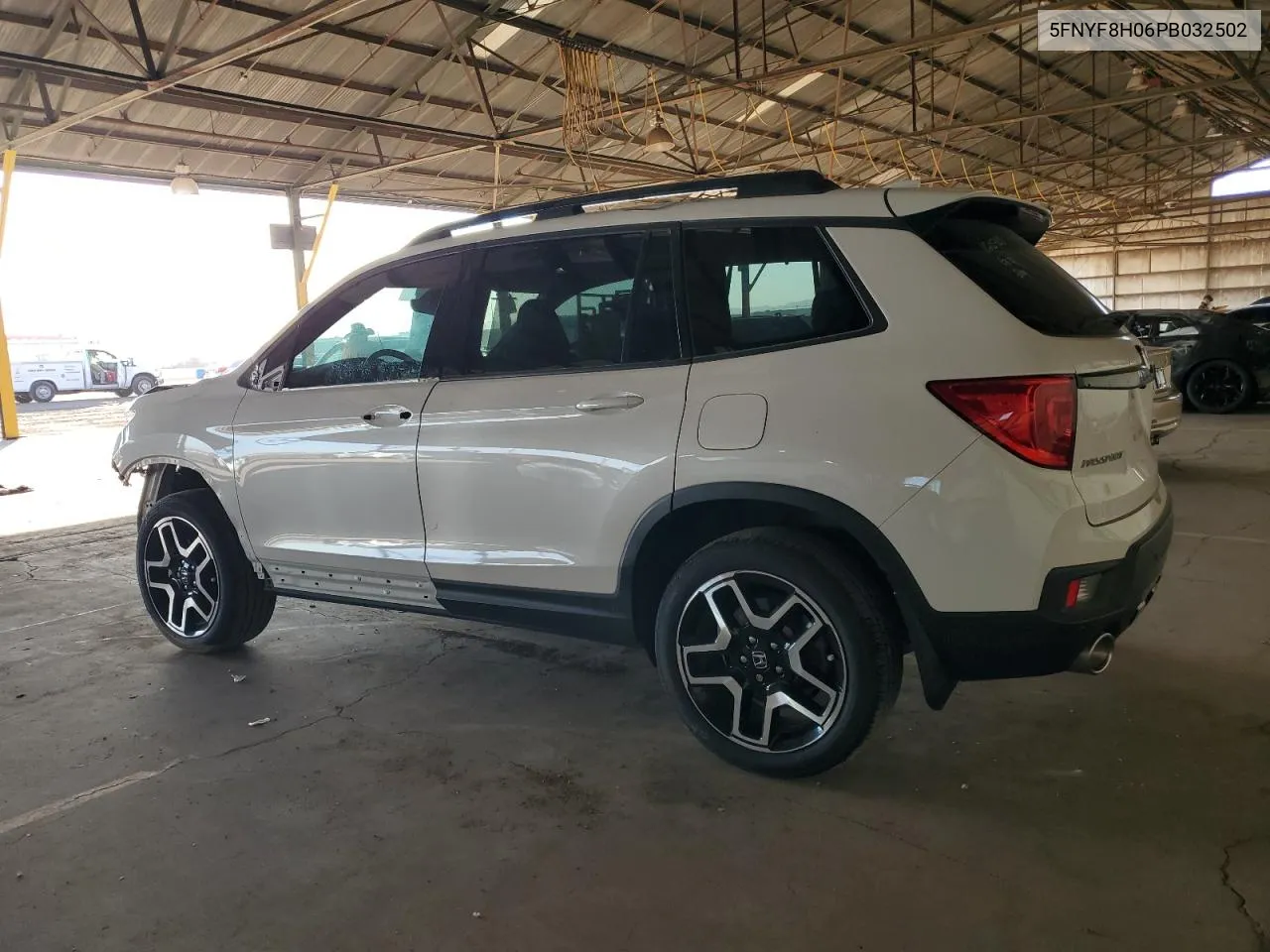 2023 Honda Passport Elite VIN: 5FNYF8H06PB032502 Lot: 75814814