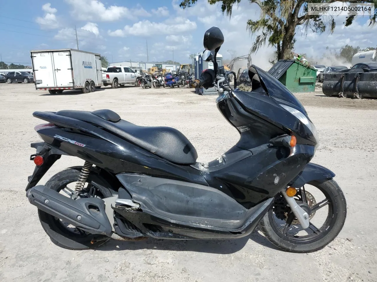 2013 Honda Pcx 150 VIN: MLHKF1214D5002164 Lot: 75203204