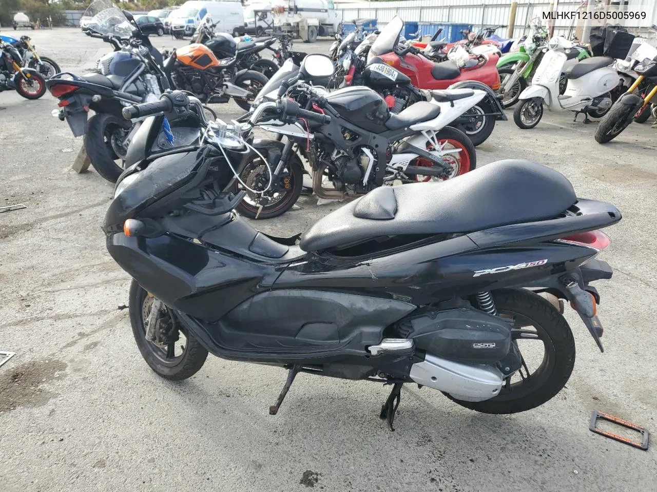 2013 Honda Pcx 150 VIN: MLHKF1216D5005969 Lot: 78214884