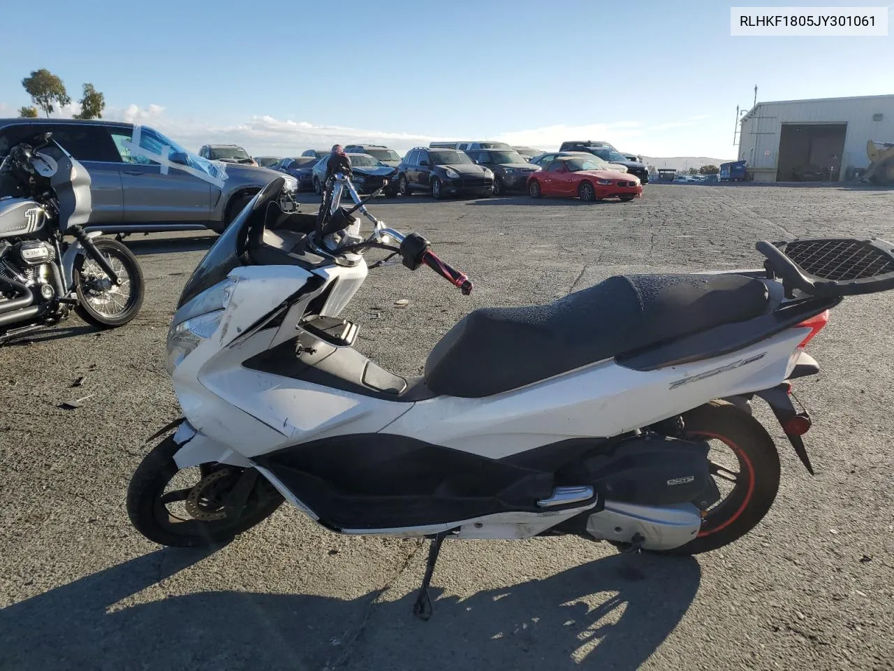 2018 Honda Pcx 150 VIN: RLHKF1805JY301061 Lot: 76627994