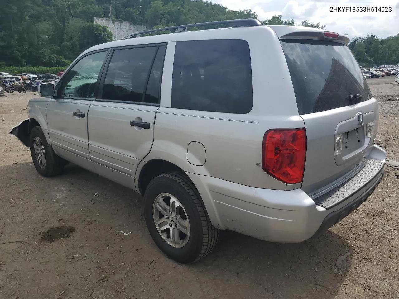 2003 Honda Pilot Exl VIN: 2HKYF18533H614023 Lot: 58003324