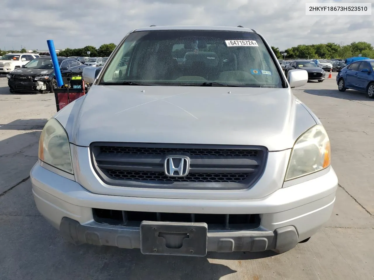 2HKYF18673H523510 2003 Honda Pilot Exl