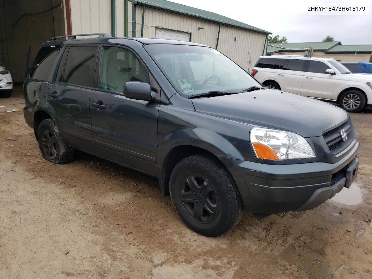 2003 Honda Pilot Ex VIN: 2HKYF18473H615179 Lot: 65914434