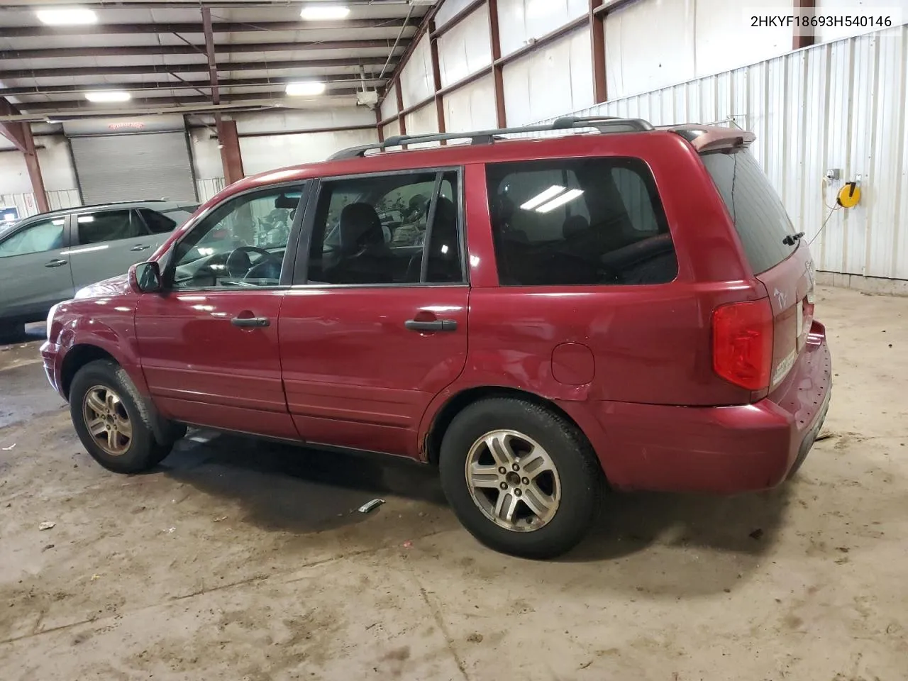 2003 Honda Pilot Exl VIN: 2HKYF18693H540146 Lot: 67702554