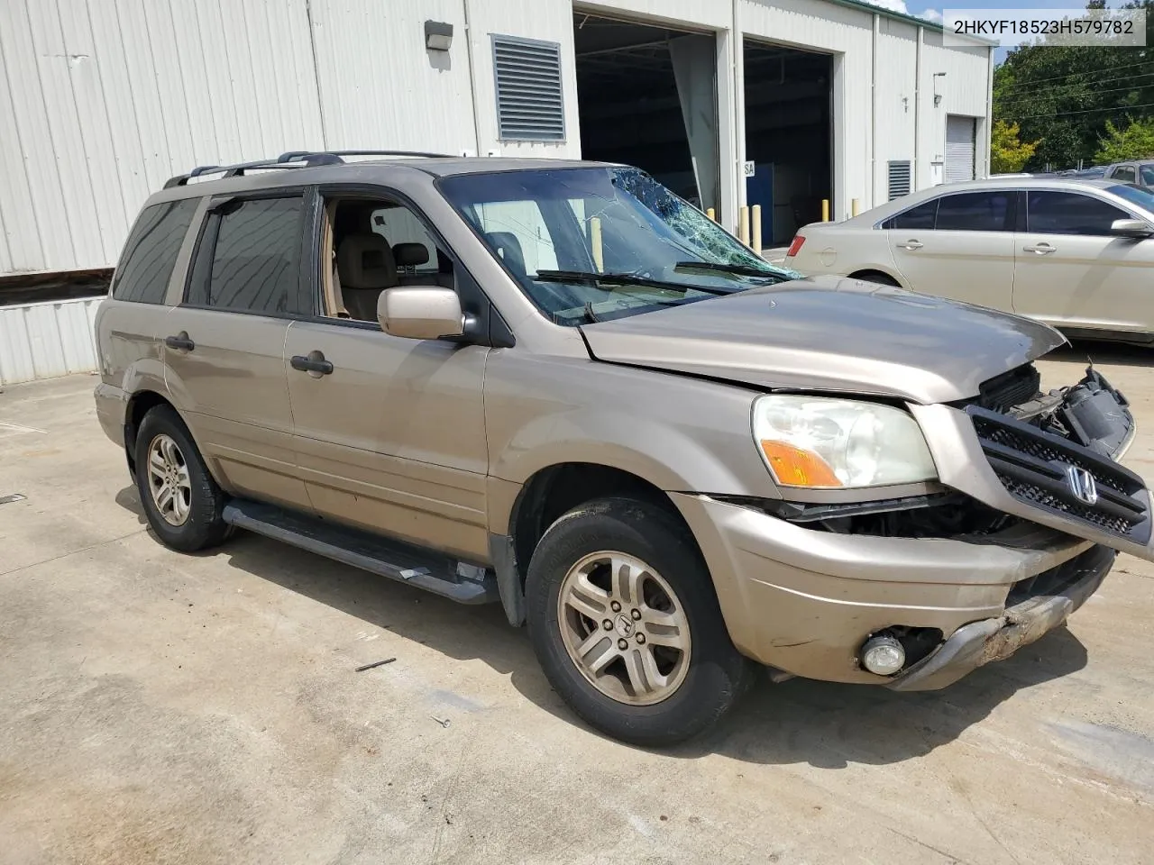 2003 Honda Pilot Exl VIN: 2HKYF18523H579782 Lot: 67836284