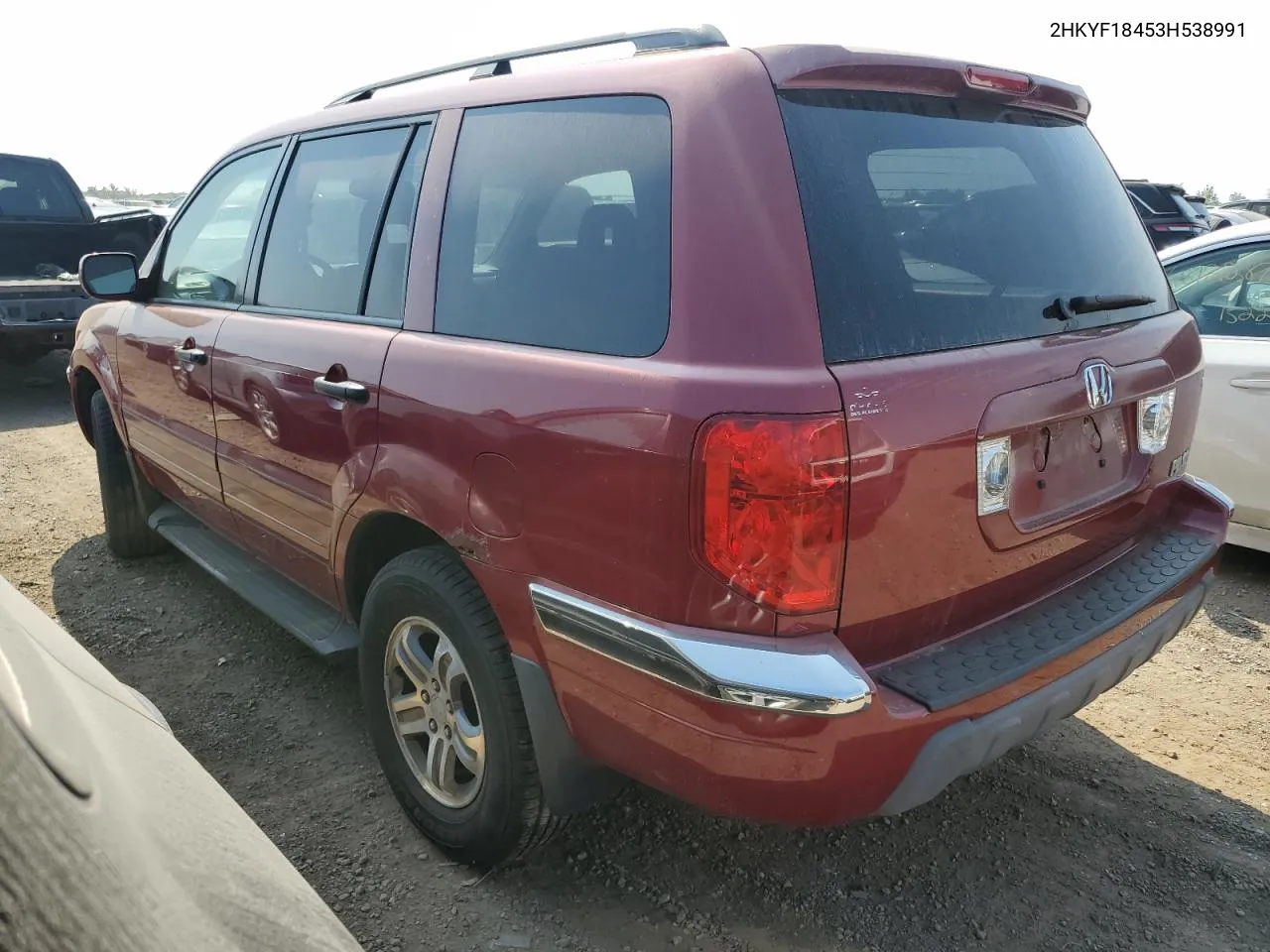 2003 Honda Pilot Ex VIN: 2HKYF18453H538991 Lot: 67837614