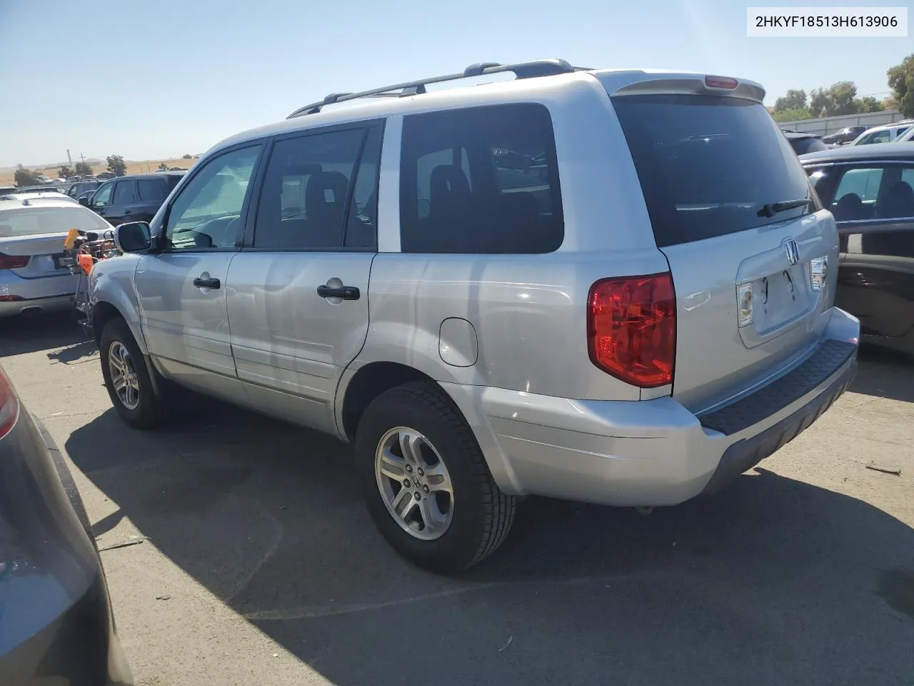 2003 Honda Pilot Exl VIN: 2HKYF18513H613906 Lot: 69311354