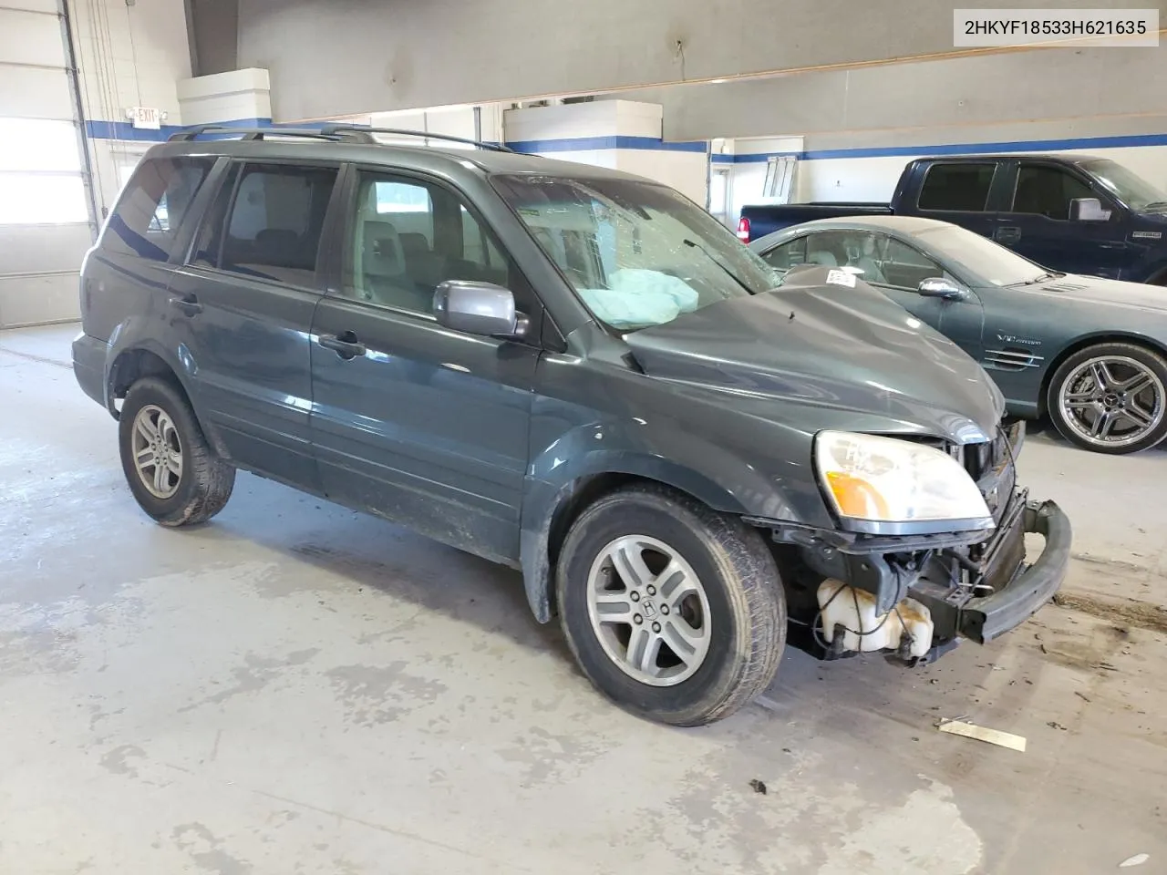 2003 Honda Pilot Exl VIN: 2HKYF18533H621635 Lot: 70515704