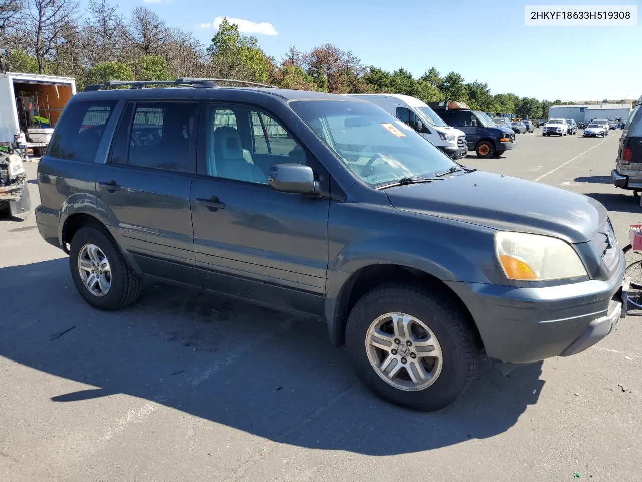 2003 Honda Pilot Exl VIN: 2HKYF18633H519308 Lot: 70690994