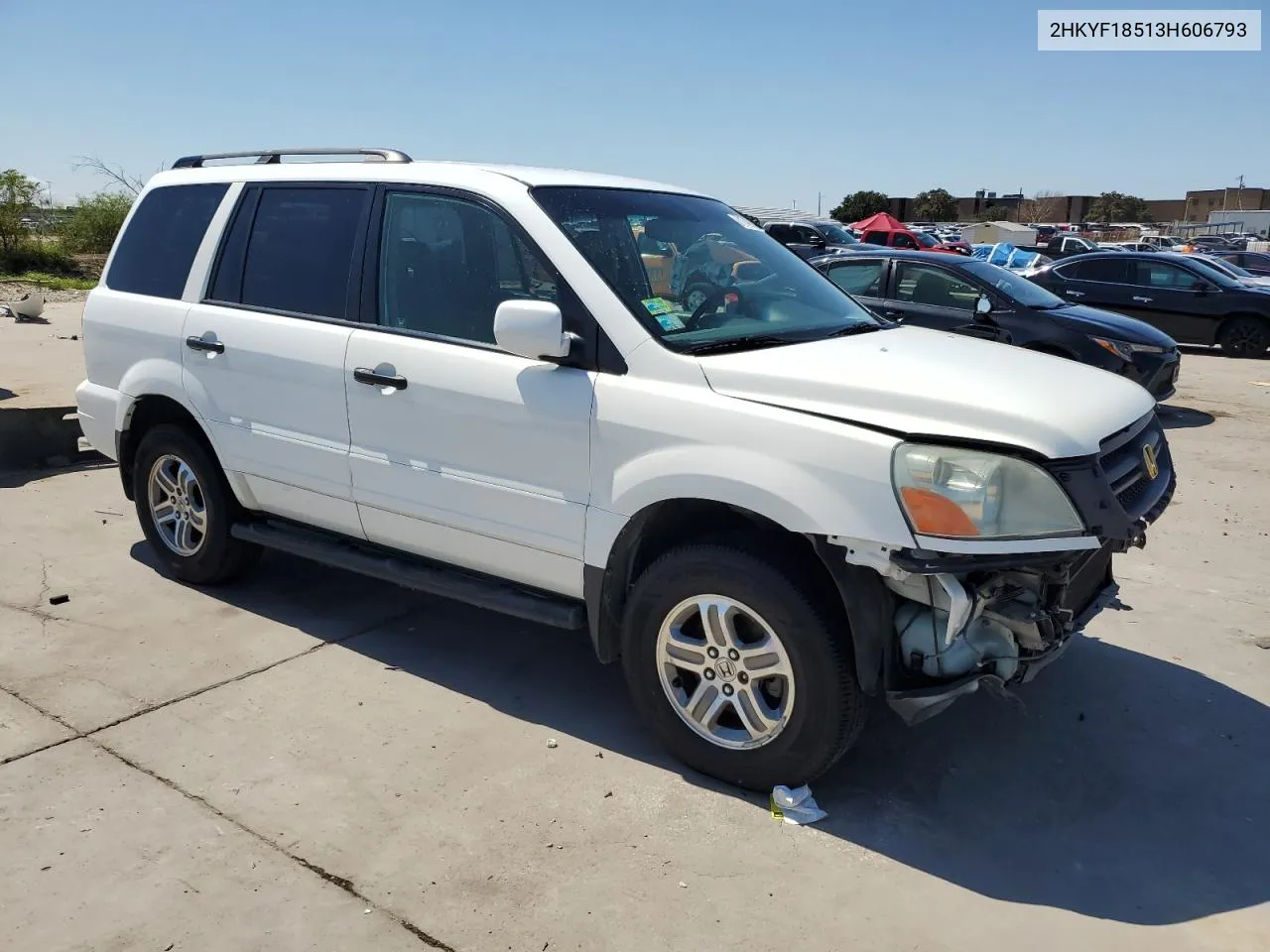 2HKYF18513H606793 2003 Honda Pilot Exl