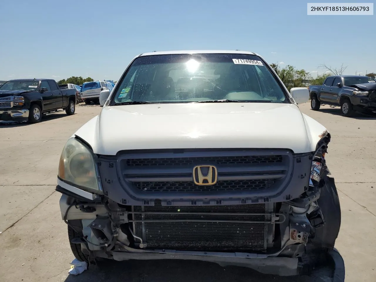 2003 Honda Pilot Exl VIN: 2HKYF18513H606793 Lot: 71749954