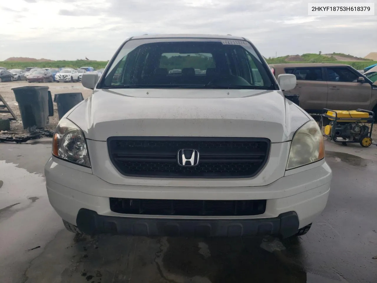 2003 Honda Pilot Exl VIN: 2HKYF18753H618379 Lot: 72711374