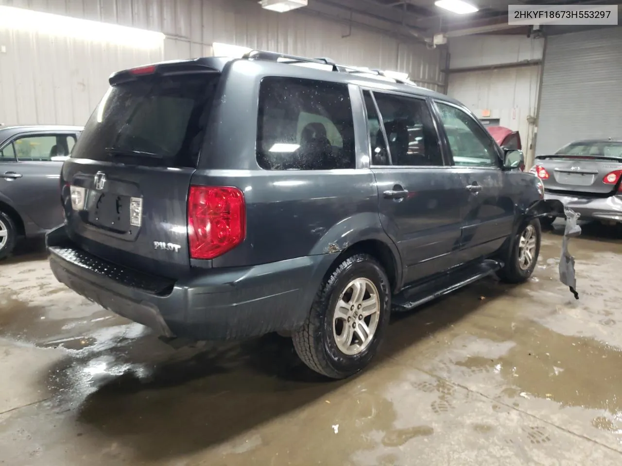 2003 Honda Pilot Exl VIN: 2HKYF18673H553297 Lot: 76812594