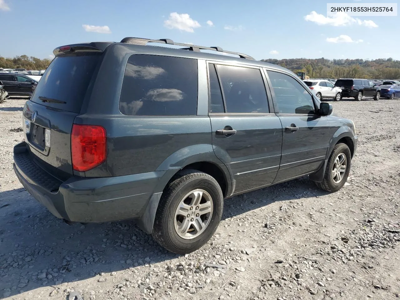 2003 Honda Pilot Exl VIN: 2HKYF18553H525764 Lot: 78040284