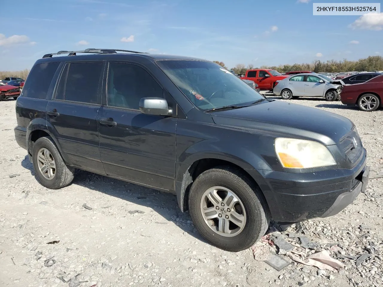 2003 Honda Pilot Exl VIN: 2HKYF18553H525764 Lot: 78040284