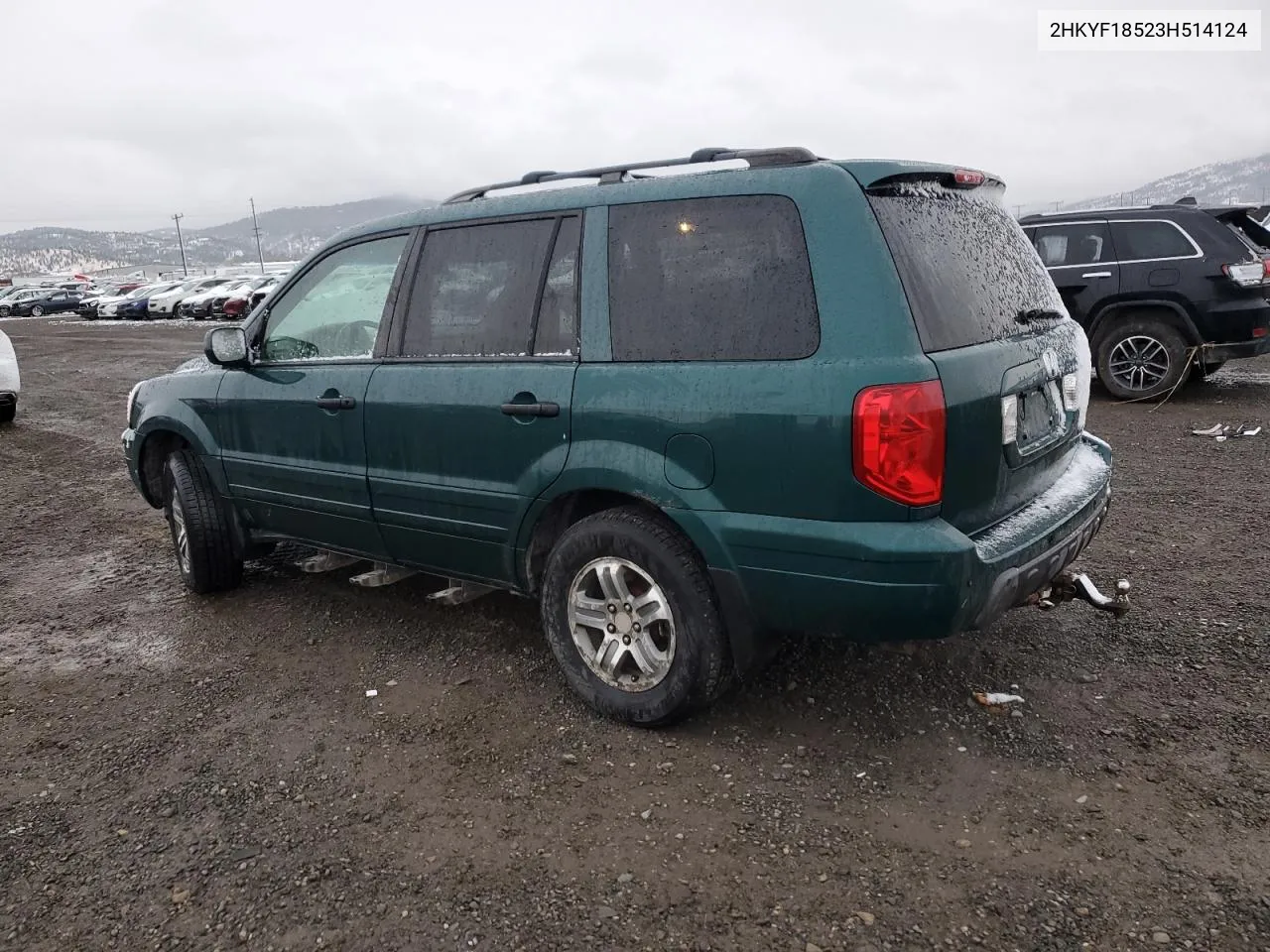 2003 Honda Pilot Exl VIN: 2HKYF18523H514124 Lot: 78100344