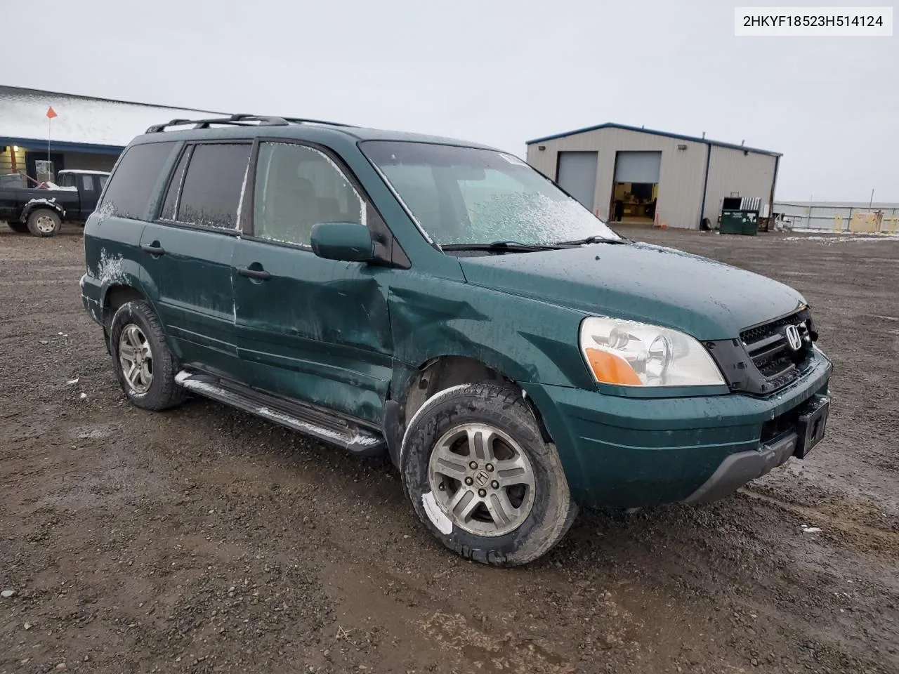 2003 Honda Pilot Exl VIN: 2HKYF18523H514124 Lot: 78100344