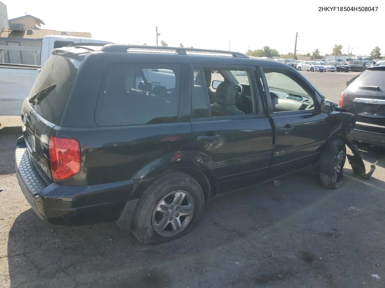 2004 Honda Pilot Exl VIN: 2HKYF18504H508047 Lot: 63723764