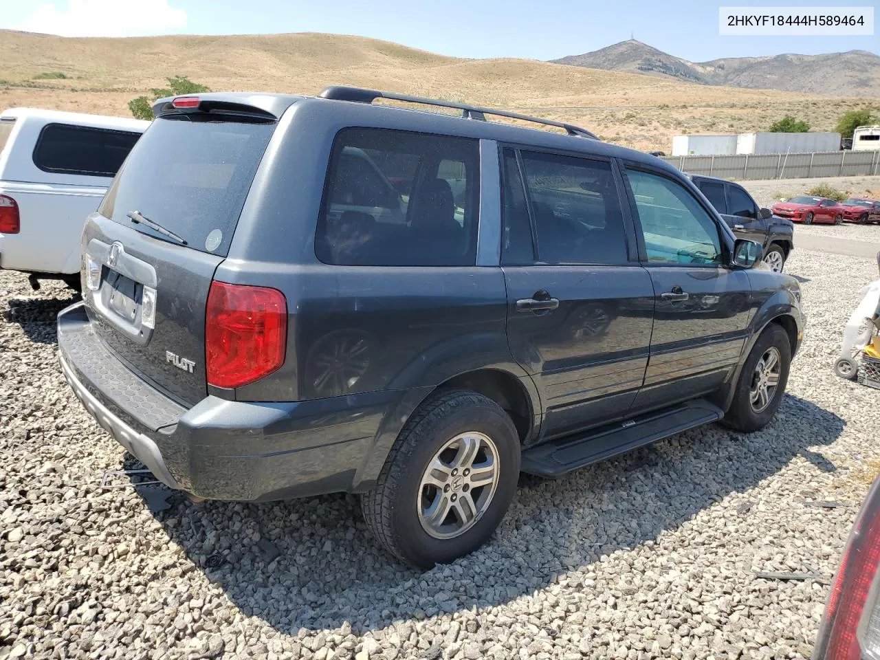 2004 Honda Pilot Ex VIN: 2HKYF18444H589464 Lot: 63927744