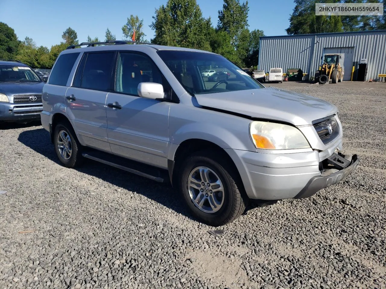 2004 Honda Pilot Exl VIN: 2HKYF18604H559654 Lot: 64686054