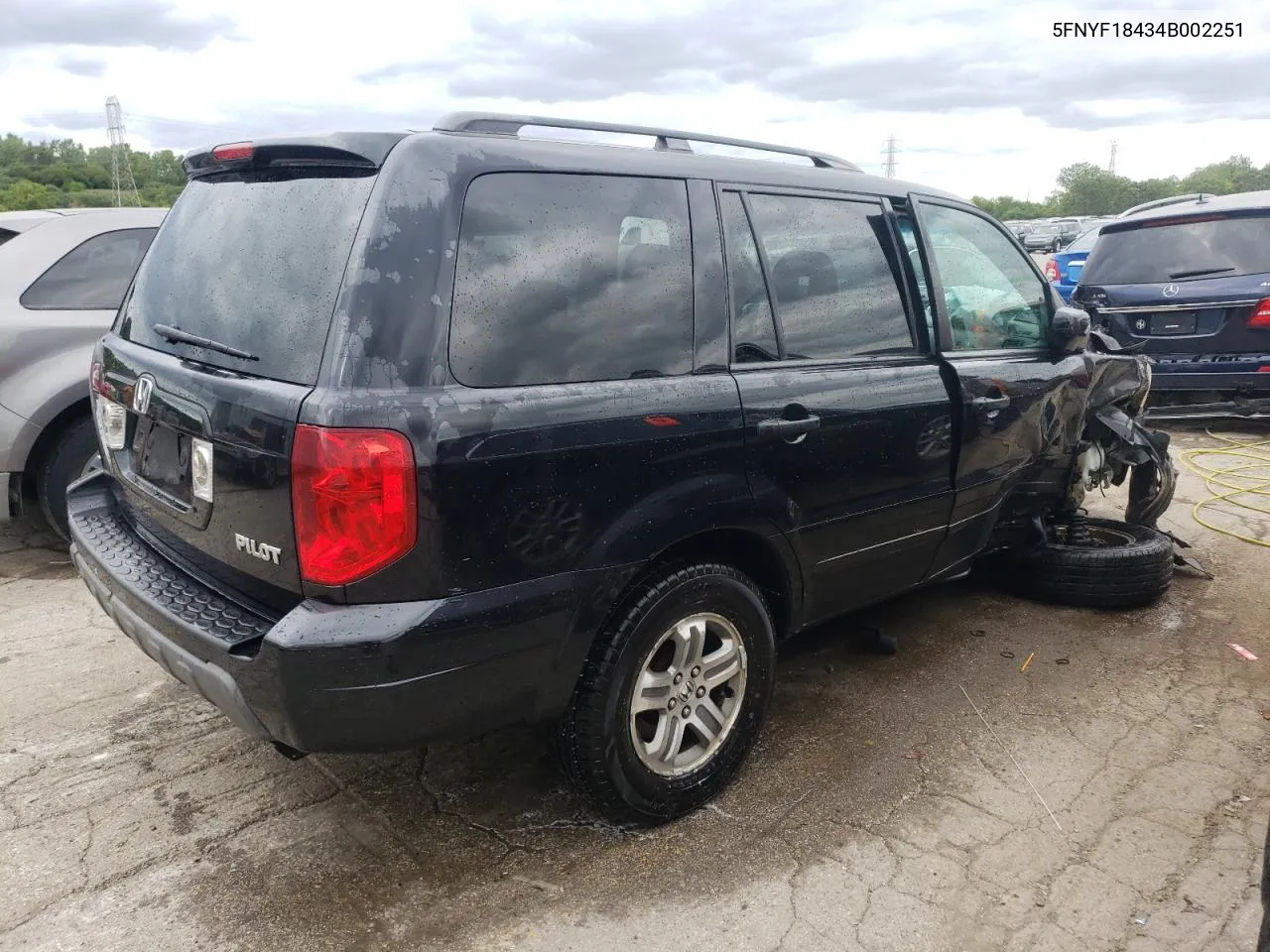 5FNYF18434B002251 2004 Honda Pilot Ex