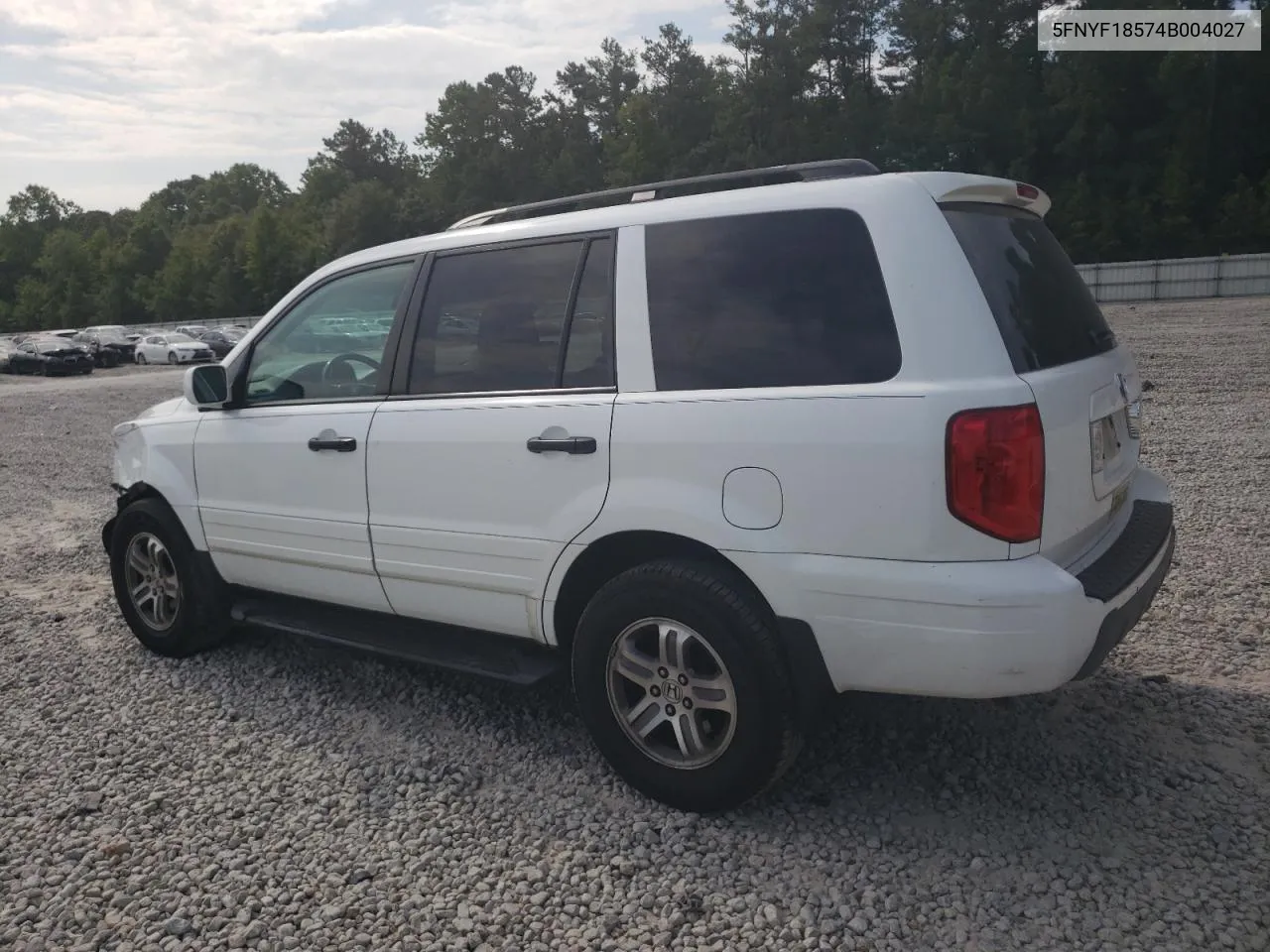 2004 Honda Pilot Exl VIN: 5FNYF18574B004027 Lot: 67763654