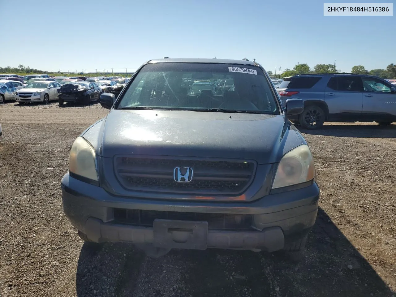 2HKYF18484H516386 2004 Honda Pilot Ex