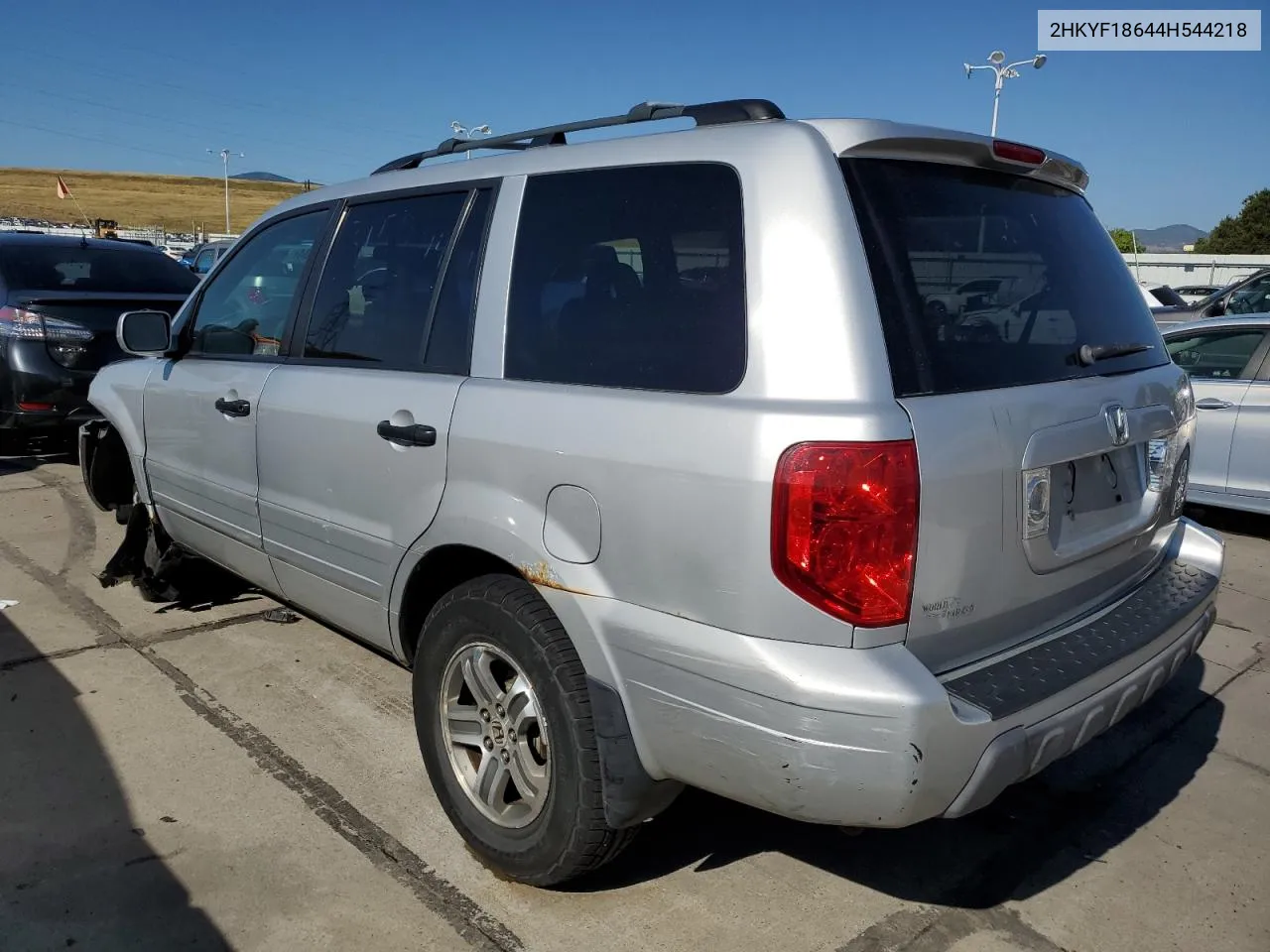 2004 Honda Pilot Exl VIN: 2HKYF18644H544218 Lot: 69693604