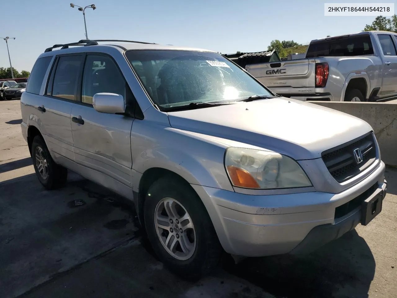 2004 Honda Pilot Exl VIN: 2HKYF18644H544218 Lot: 69693604