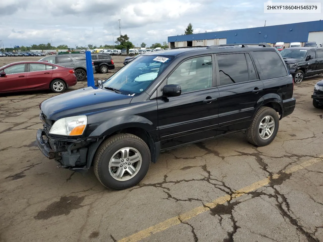 2004 Honda Pilot Exl VIN: 2HKYF18604H545379 Lot: 70232544