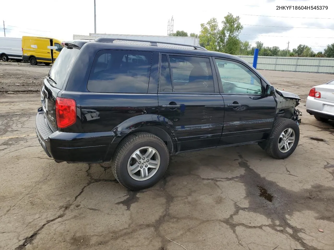 2004 Honda Pilot Exl VIN: 2HKYF18604H545379 Lot: 70232544