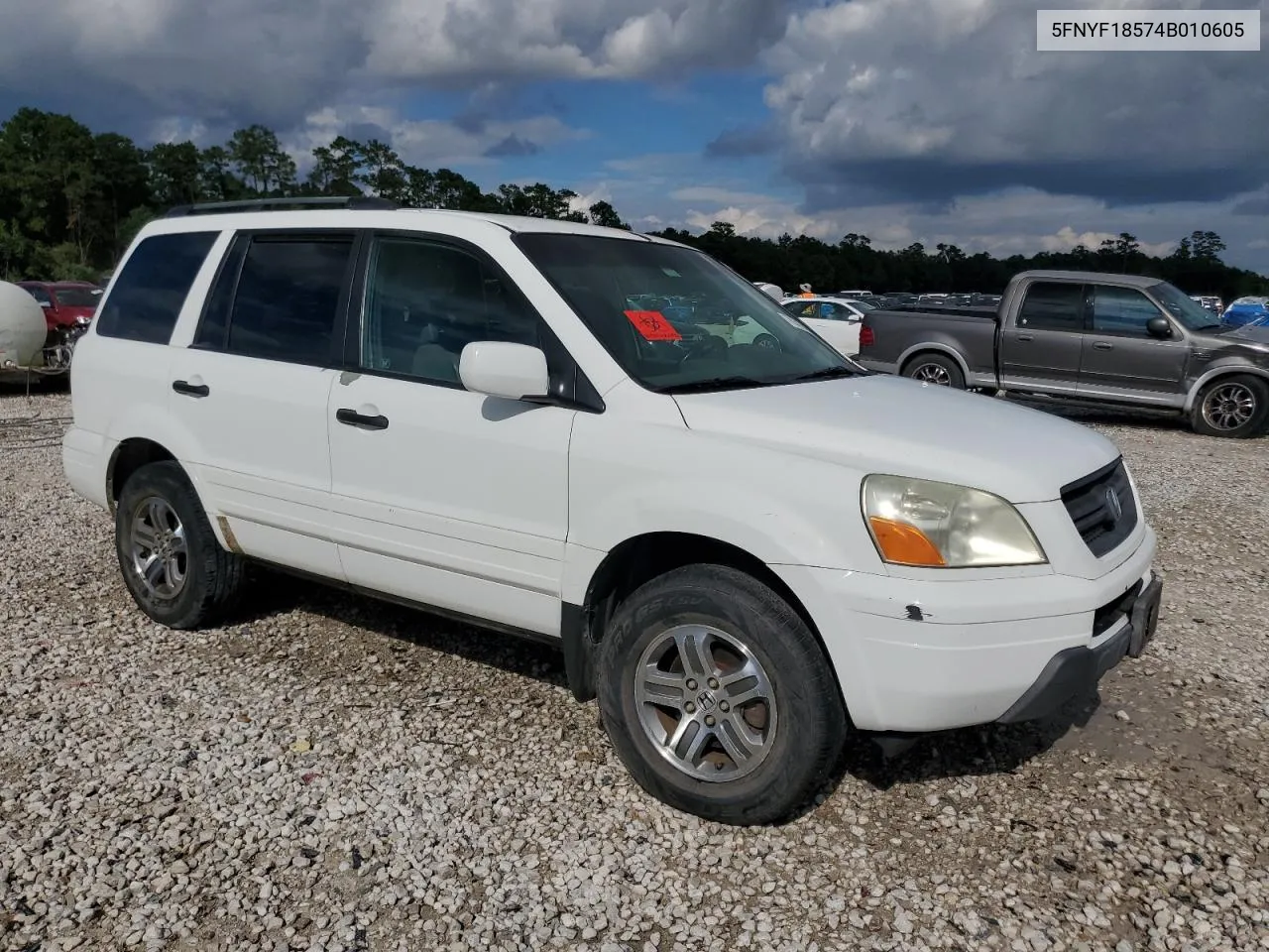 2004 Honda Pilot Exl VIN: 5FNYF18574B010605 Lot: 70315414