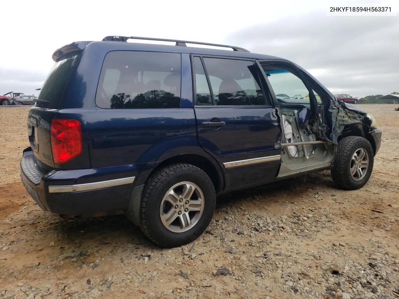 2004 Honda Pilot Exl VIN: 2HKYF18594H563371 Lot: 71559674