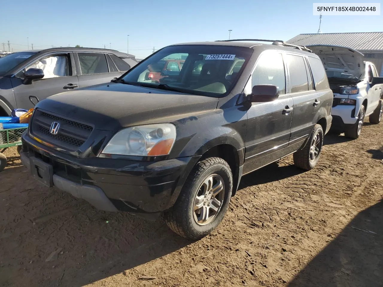 2004 Honda Pilot Exl VIN: 5FNYF185X4B002448 Lot: 73257444