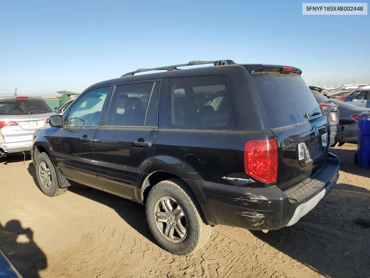 2004 Honda Pilot Exl VIN: 5FNYF185X4B002448 Lot: 73257444