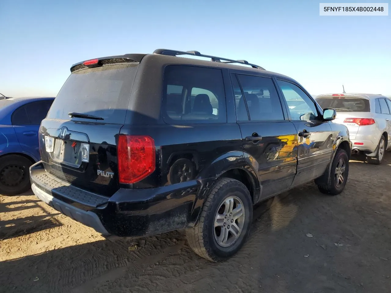 2004 Honda Pilot Exl VIN: 5FNYF185X4B002448 Lot: 73257444