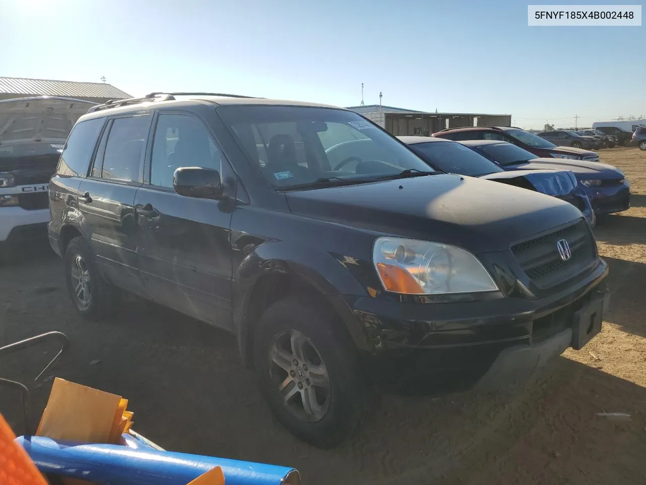 2004 Honda Pilot Exl VIN: 5FNYF185X4B002448 Lot: 73257444