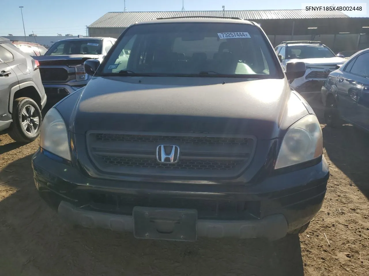 2004 Honda Pilot Exl VIN: 5FNYF185X4B002448 Lot: 73257444